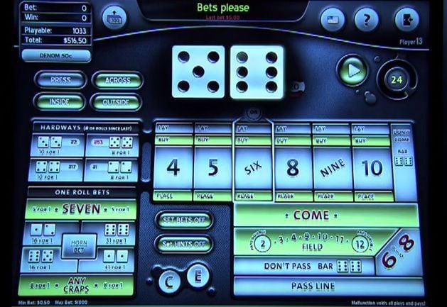 electronic craps