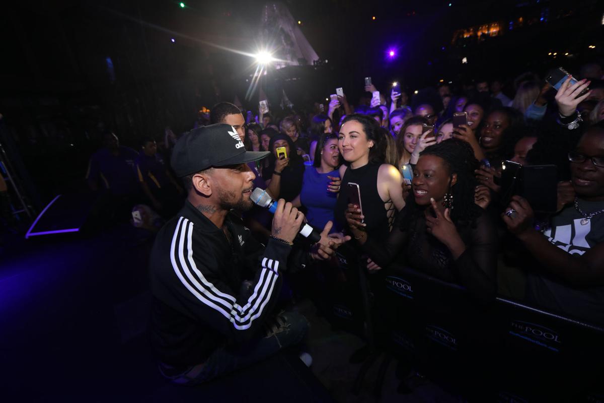 Rapper J. Holiday performed at The Pool After Dark