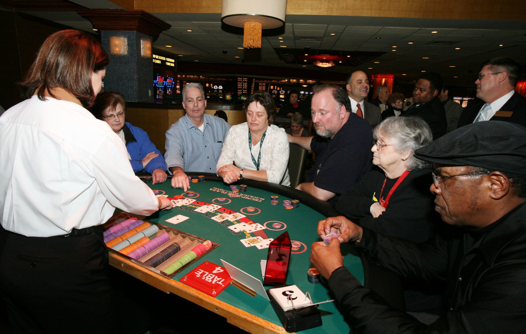 Cell phones at the blackjack table and paying for drinks on the