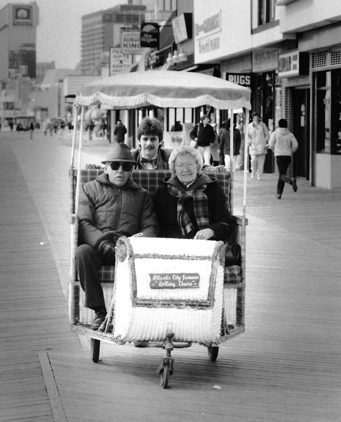 Look back at Atlantic City's Boardwalk rolling chairs