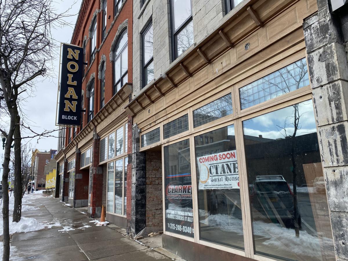 Turning the corner Finish line in sight for downtown Auburn block