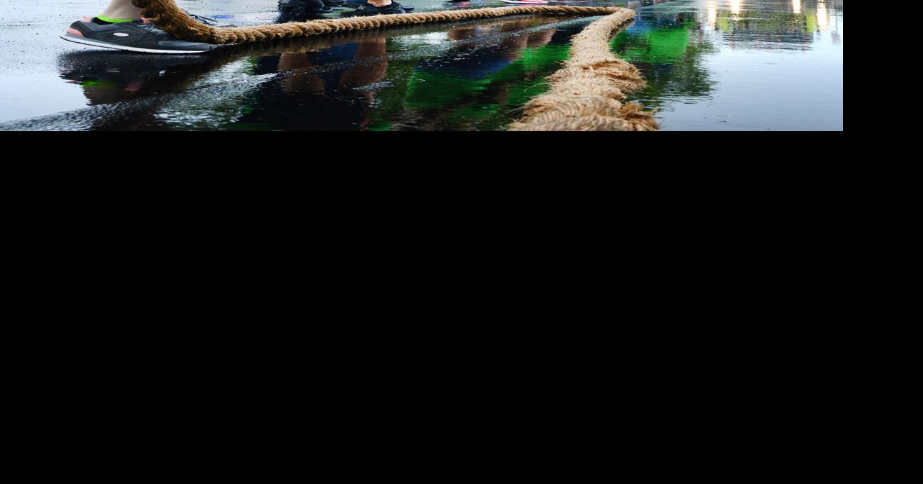 Fire truck pull in Auburn benefits Special Olympics