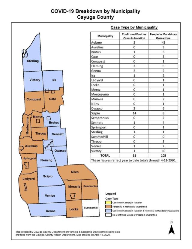 Should Cayuga County release townlevel COVID19 data? Health director