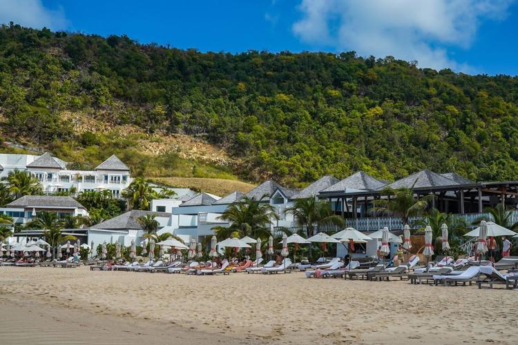 Cheval Blanc St-Barth Isle De France Hotel at Flamands Beach on
