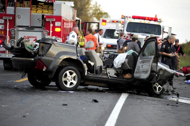 Three seriously injured in head-on collision in Scipio