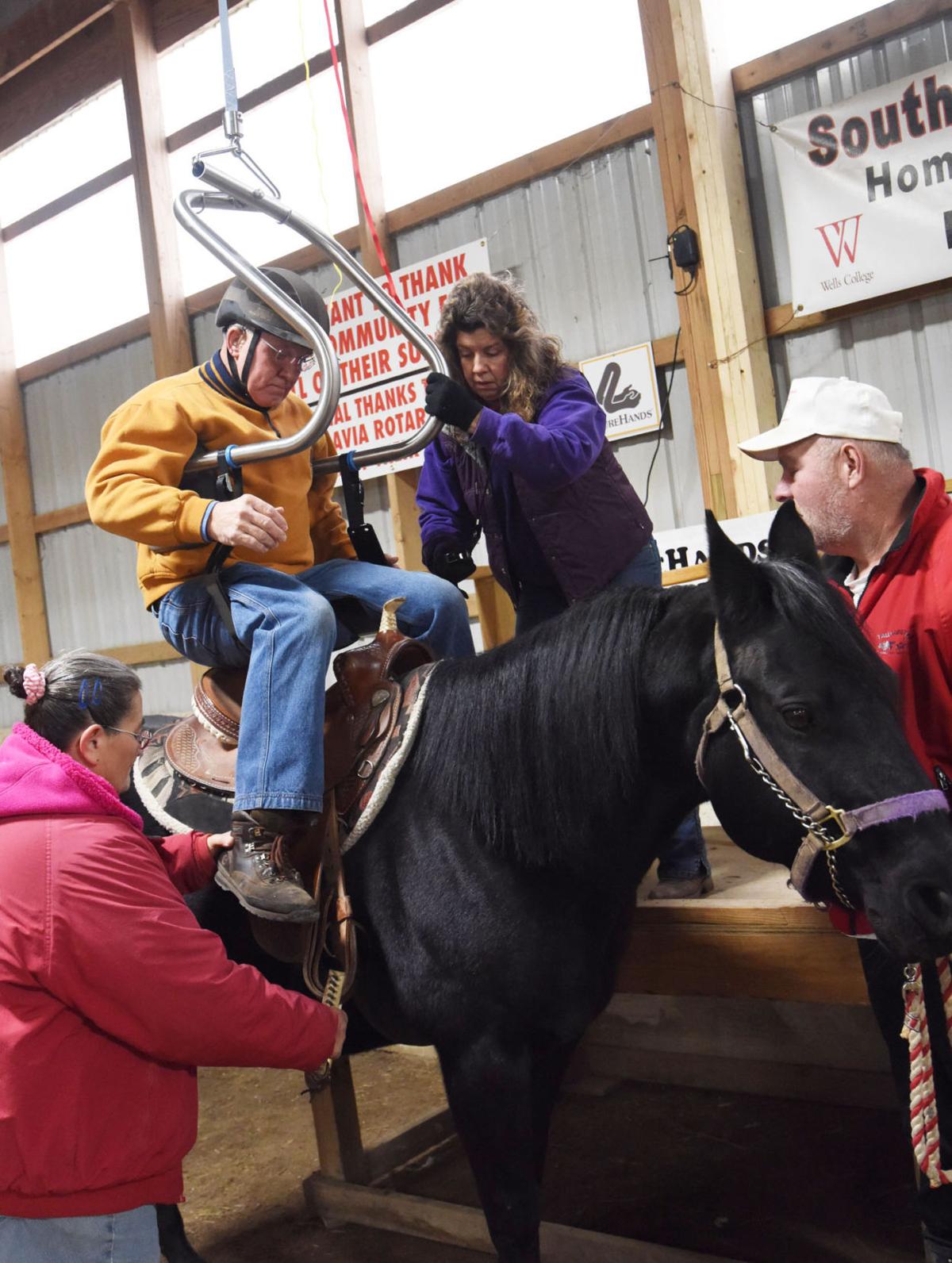 Moravia therapeutic horse riding stable receives mechanical lift to get