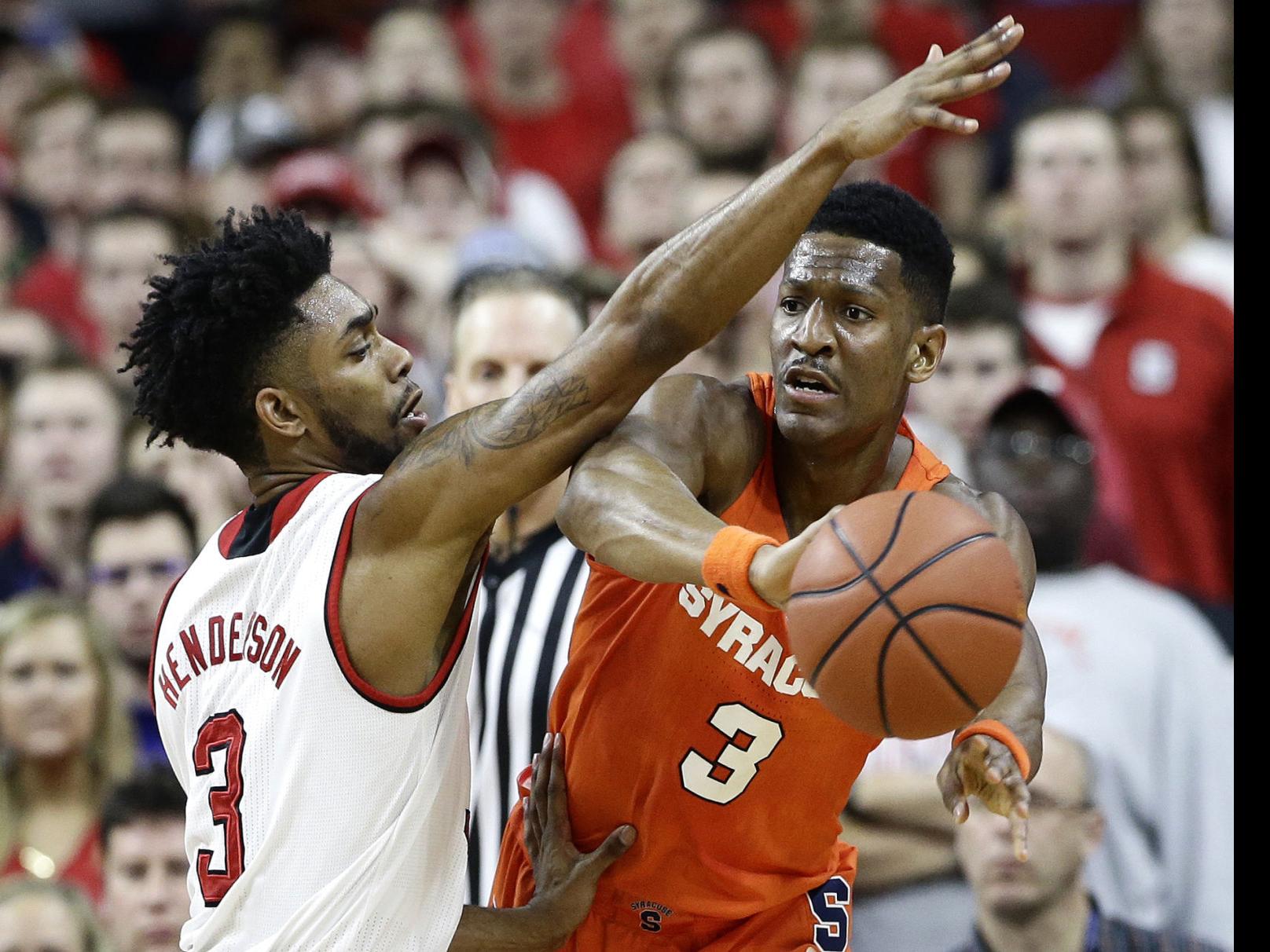 Gillon Scores 43 As Syracuse Men S Basketball Defeats N C State In Overtime Thriller Local Sports Auburnpub Com