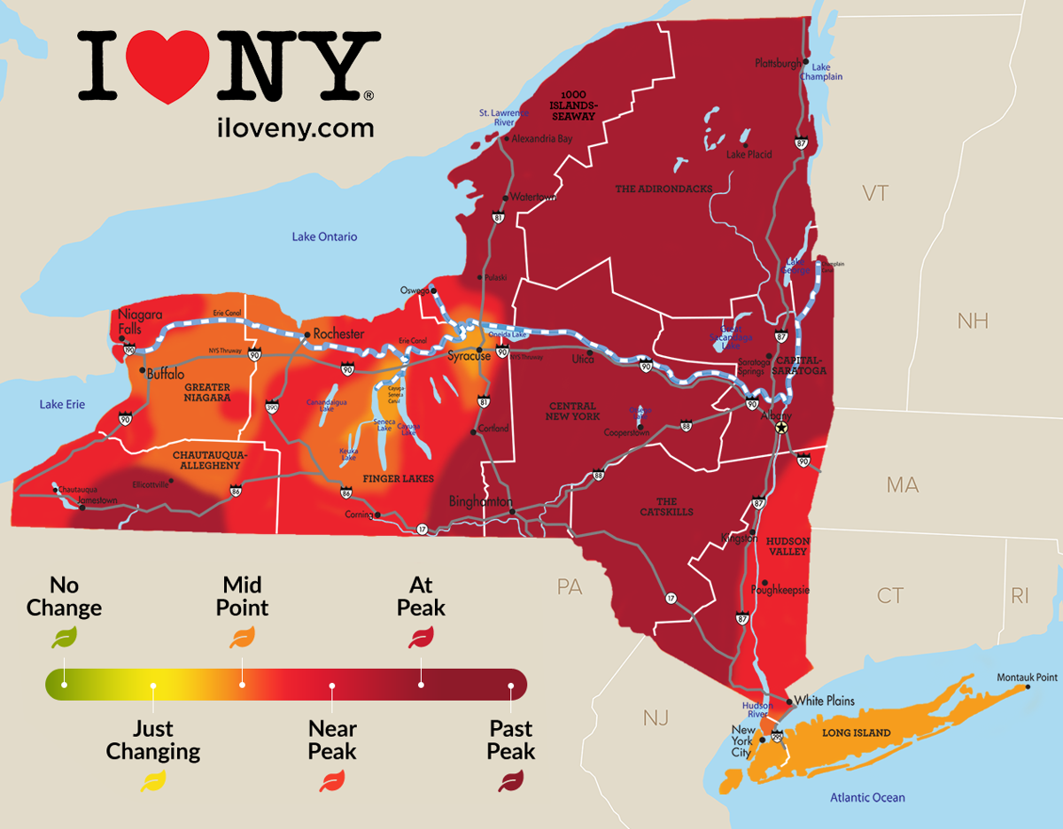 New York state fall foliage report for week of Oct. 2329