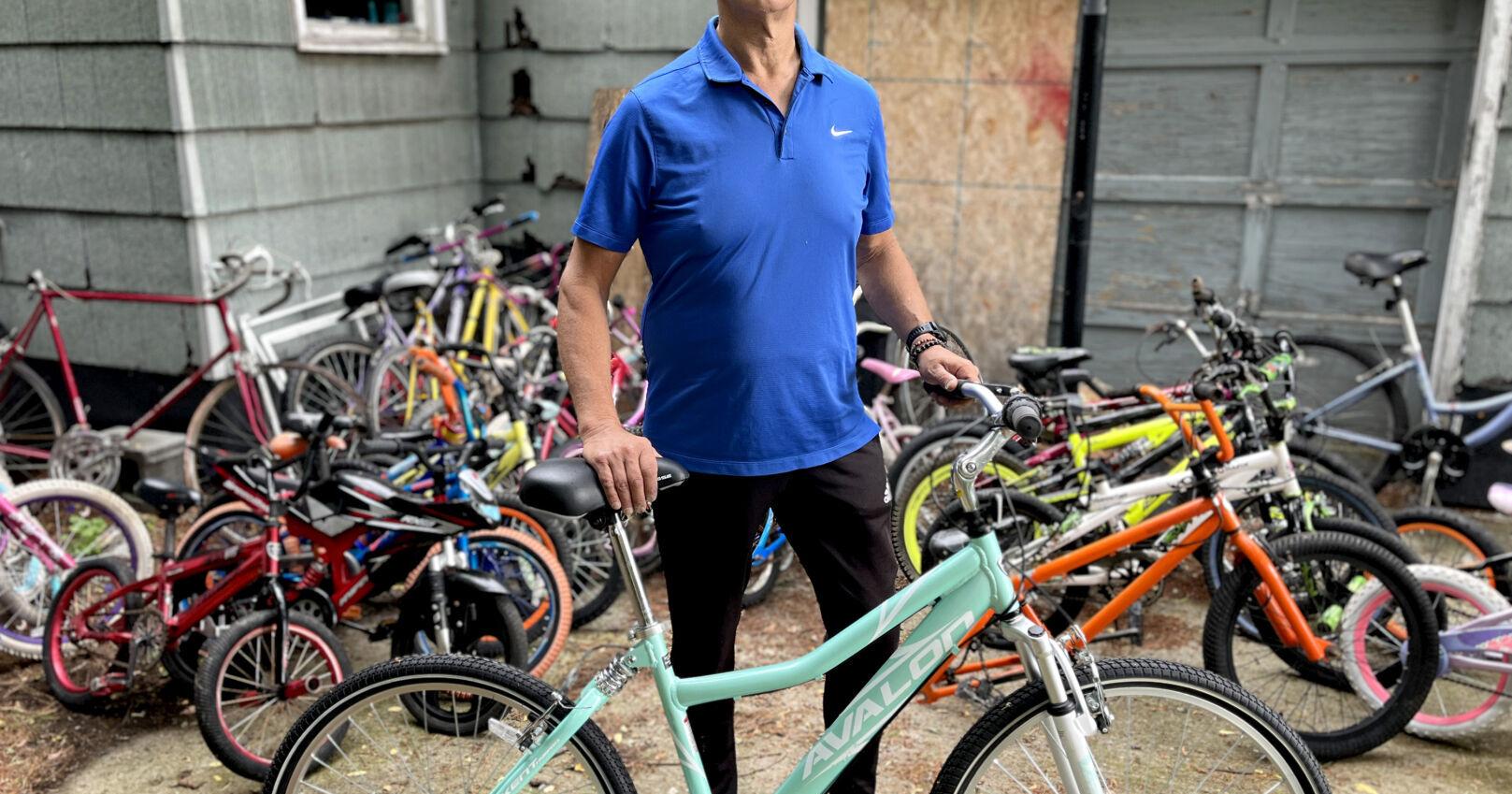 Ride to recovery: Auburn man repairs, gives bikes to children in need - Vimarsana News