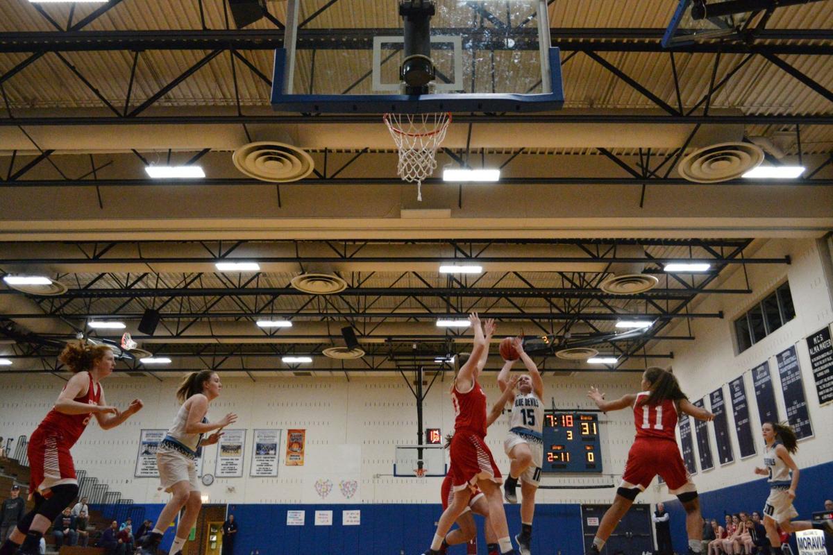 Moravia Girls Basketball Hangs Tough With New Hartford But Can T