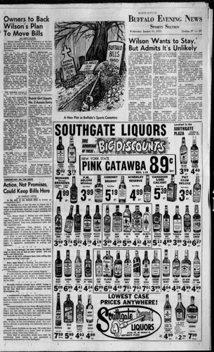 Buffalo Bills moving 1971