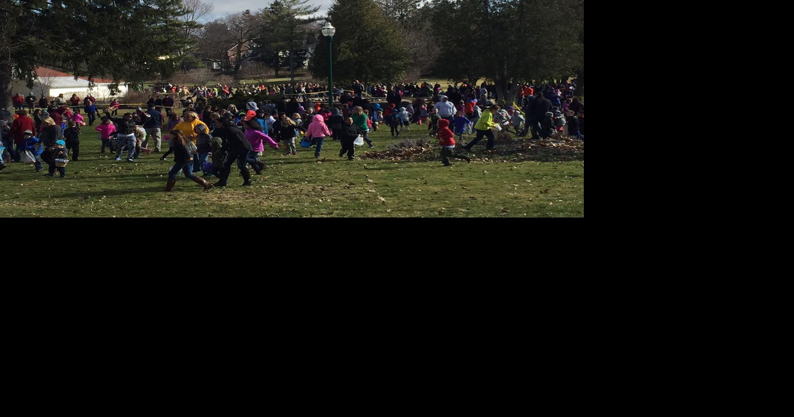 Community Easter egg hunt draws hundreds to Hoopes Park in Auburn