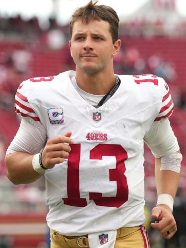 49ers quarterback Brock Purdy
