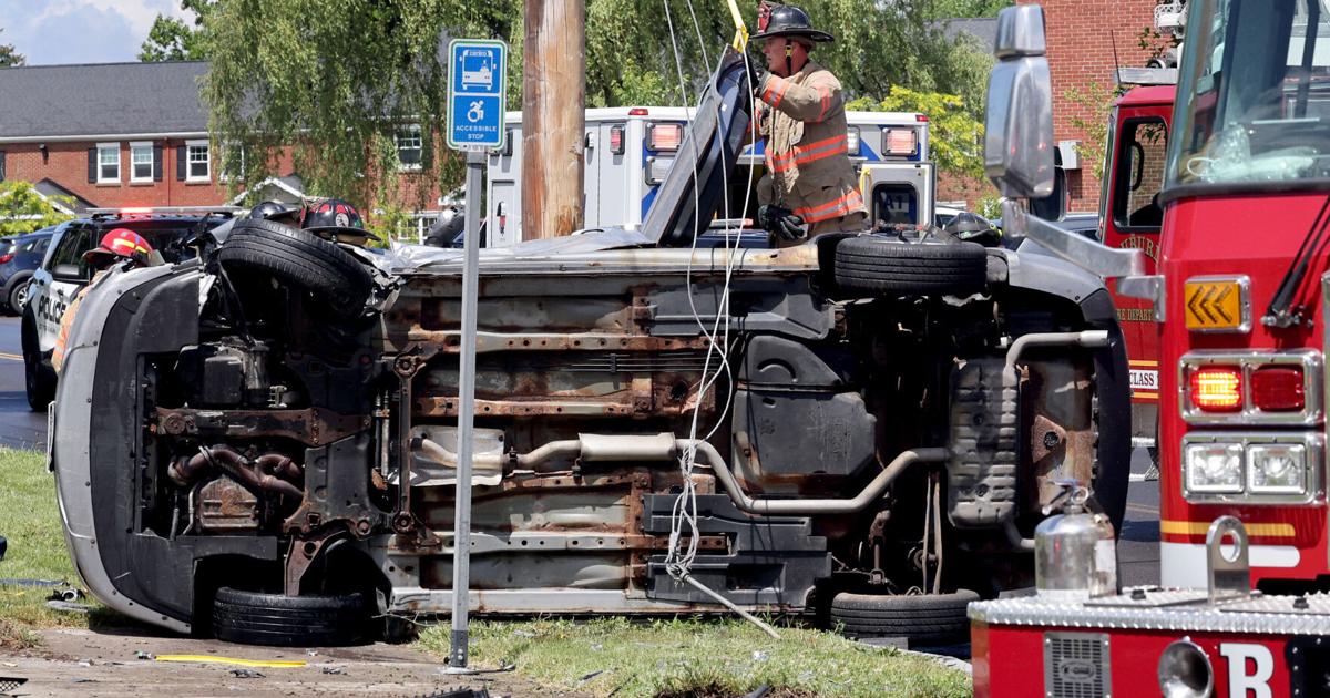 Gallery: Two-car rollover crash in Auburn