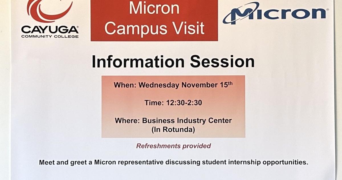 Ccc Fulton How CCC brought Micron rep to Auburn, Fulton campuses