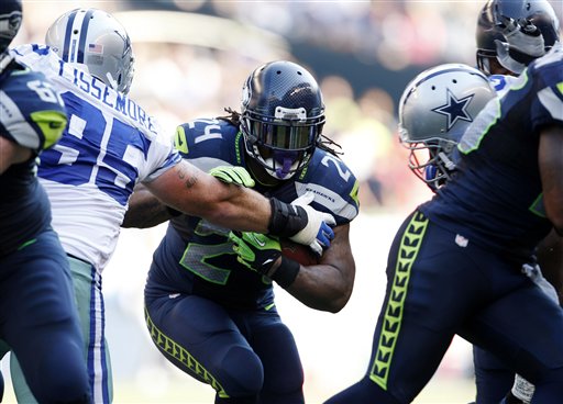 Sean Lee's scouting report on Marshawn Lynch: 'When you tackle him