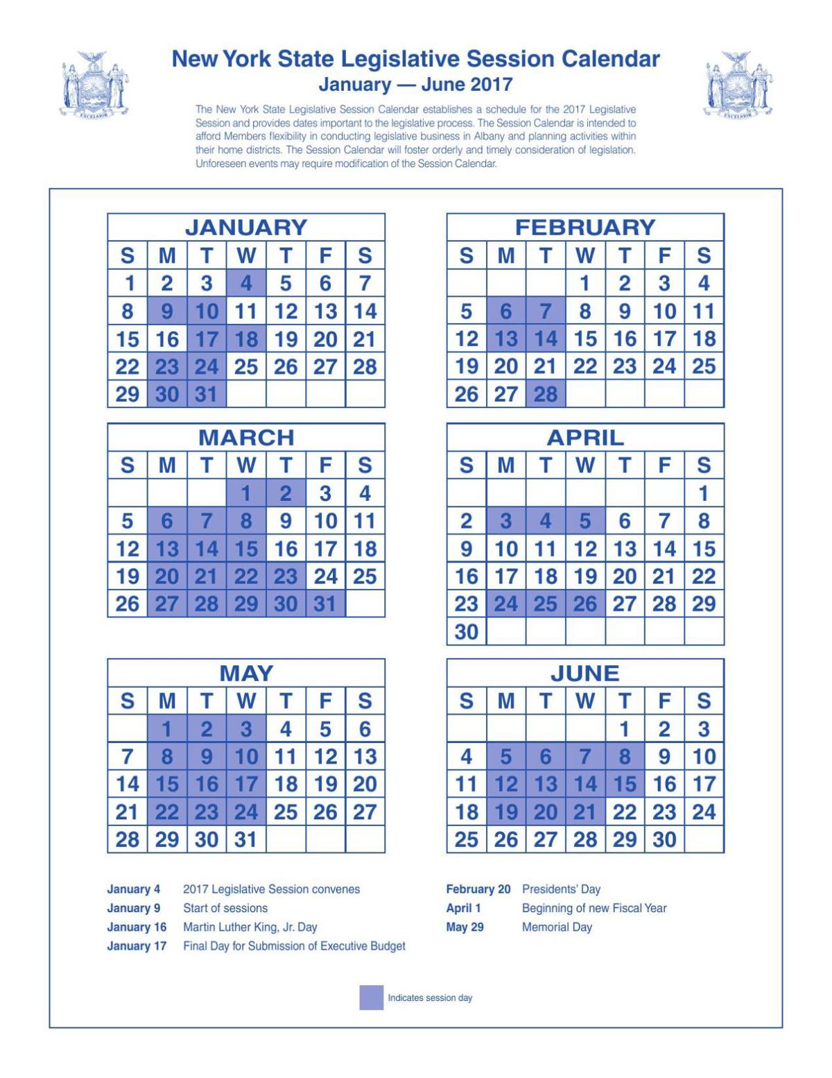 New York Court Calendar Printable Calendar 2023