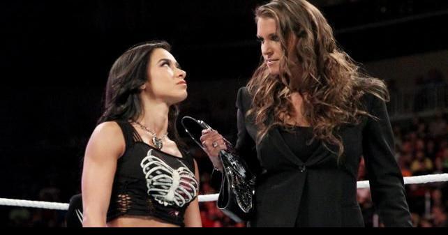 642px x 337px - WWE: If AJ Lee and Stephanie McMahon feud, will CM Punk stay out of it?