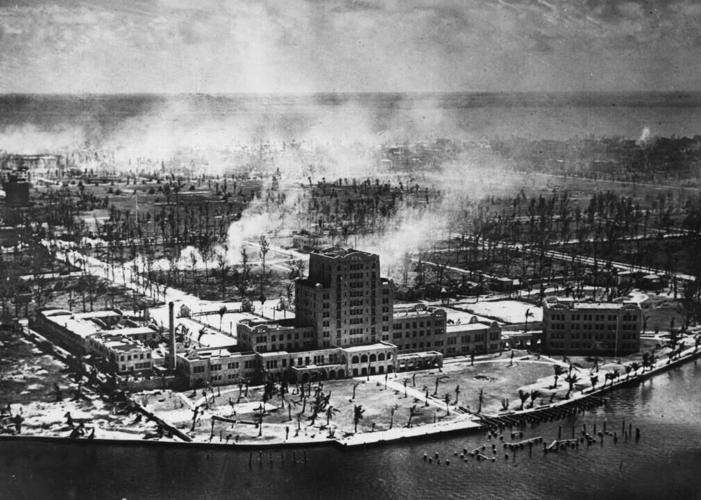 1929: A slow-moving hurricane slams the Bahamas