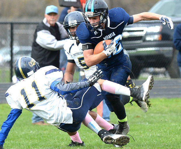 Moravia football gets first playoff win in program's history Local