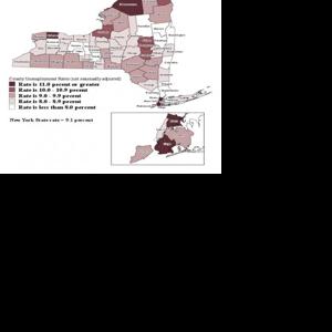 Cayuga County unemployment rate below state average