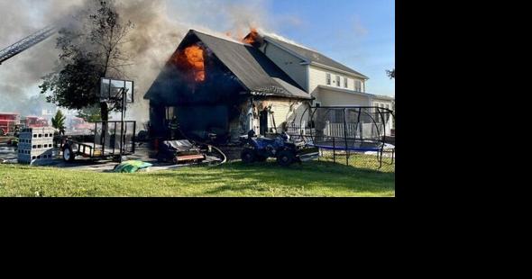Crews battle fire at Sennett home - Vimarsana News