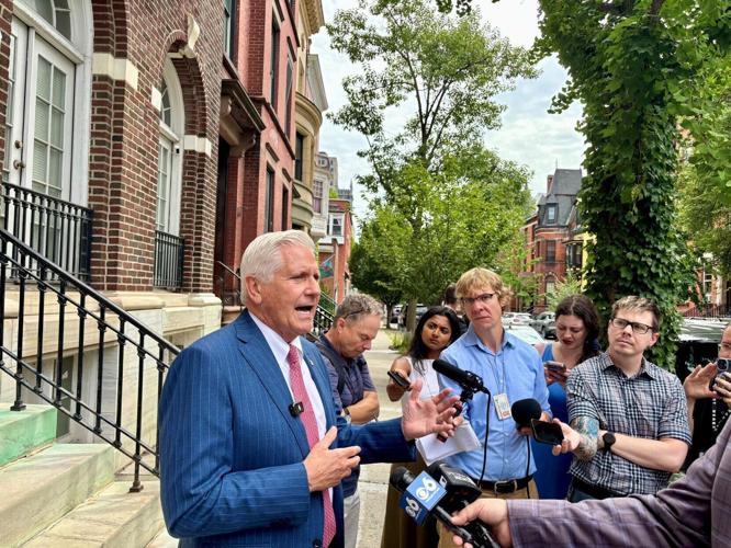 Blakeman holds press conference in Albany