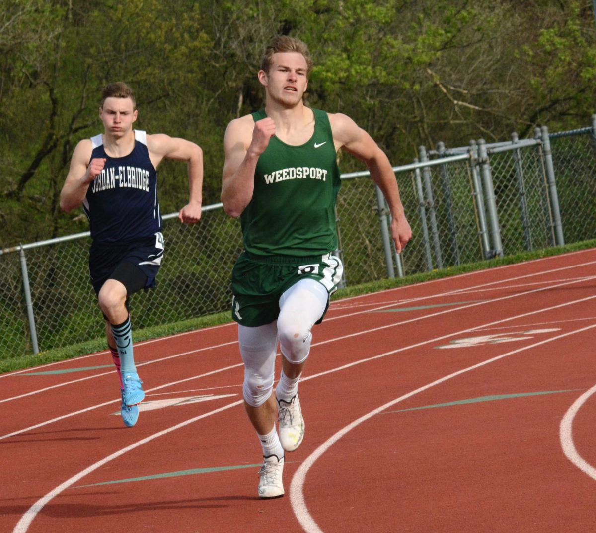 Gilfus, Spingler lead Weedsport boys track and field to second place at Weedsport Invitational