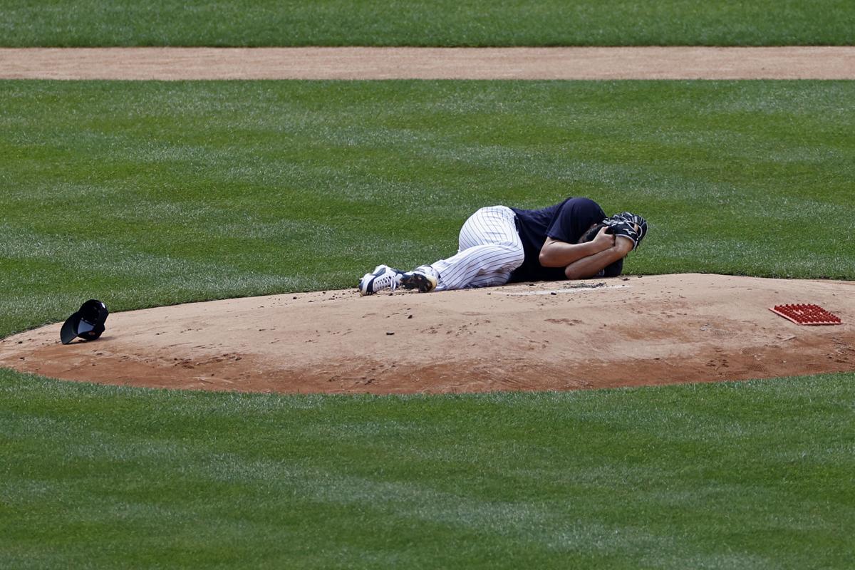 Yankees-Tanaka Injured Baseball