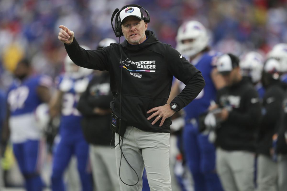 Sean McDermott at ease with '13 seconds' as Bills prep for Chiefs