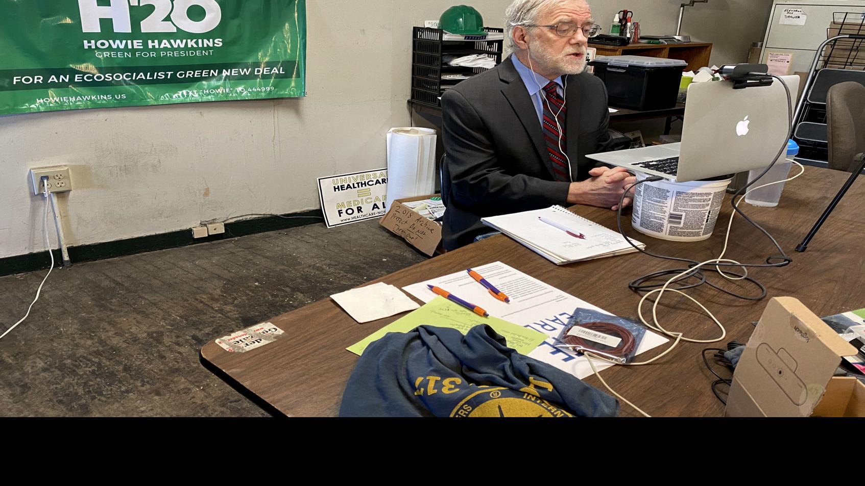 Syracuse S Howie Hawkins Is Presumptive Green Party Nominee For President Politics Auburnpub Com