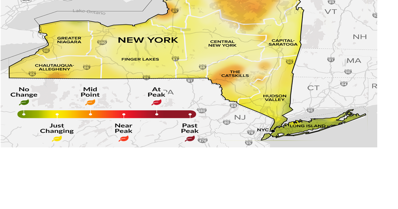 New York state fall foliage report for week of Sept. 29-Oct. 6