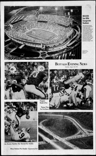 Buffalo News picture page Rich Stadium 1973