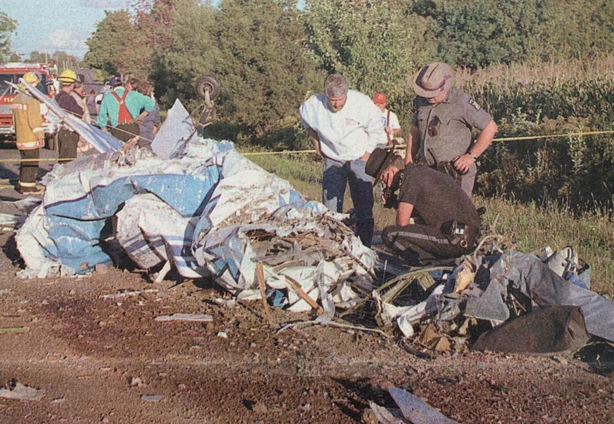 Look back Skaneateles father, son parachute safely from disabled plane