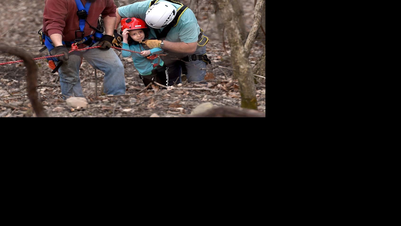 Gallery: Firefighters rescue mother and child stranded in a gorge in Niles - Auburn Citizen