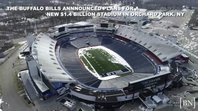 Which stadium did the Bills' architects recently design?