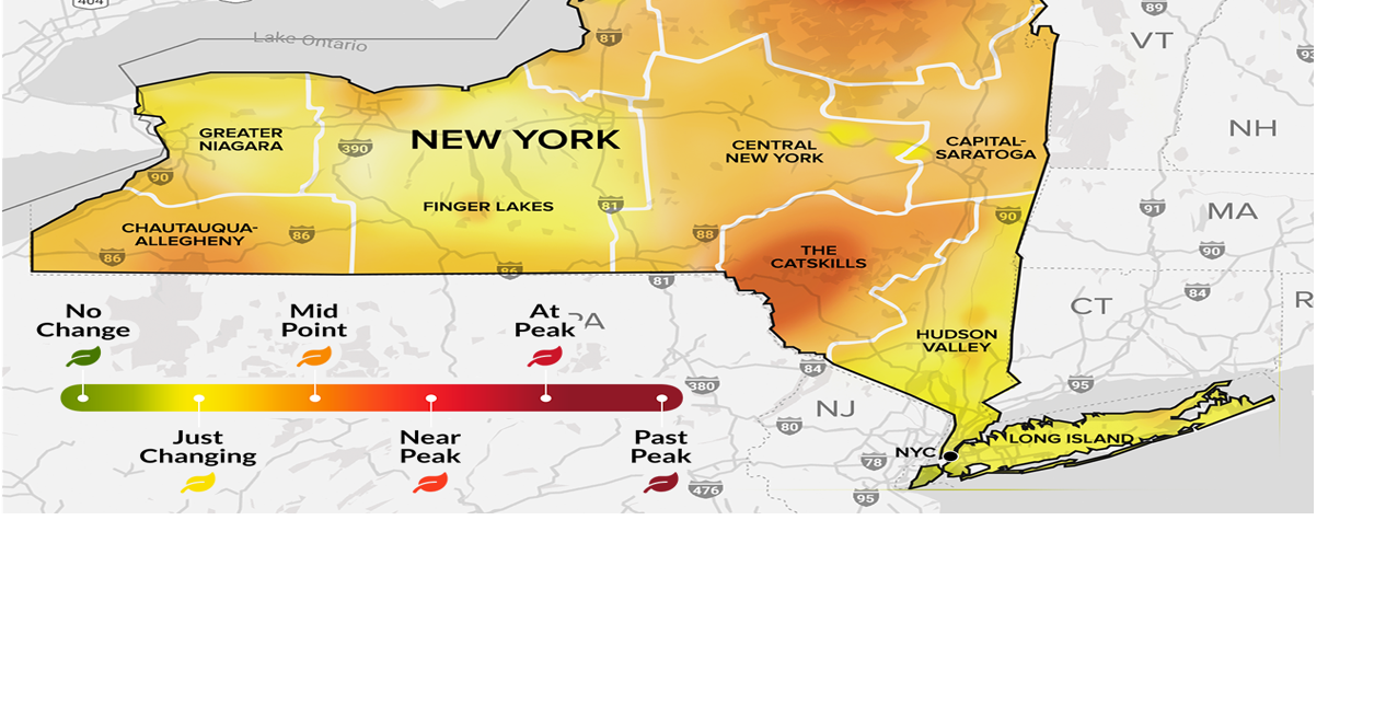 New York state fall foliage report for week of Sept. Oct. 6-12