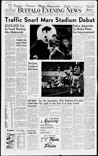 Rich Stadium opening recap 1973