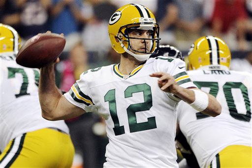 Rodgers throws 4 TDs as Packers beat Texans 35-20