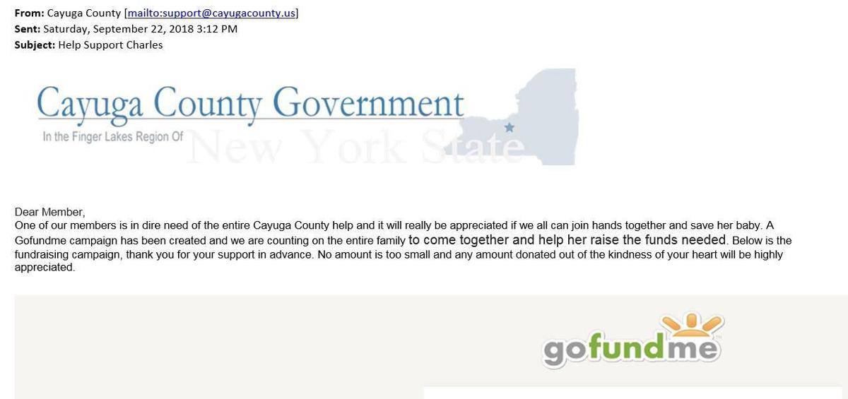 Cayuga County Sheriff S Office Warns Residents Of Gofundme Impersonating County Staff Local News Auburnpub Com