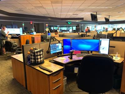 The Onondaga County 911 Center handles 500,000 calls a year.