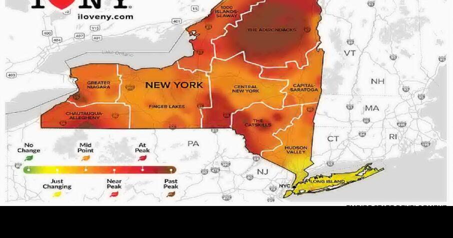 New York state fall foliage report