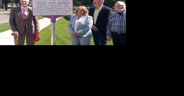Historical markers honoring women's suffragists unveiled in Auburn - Vimarsana News