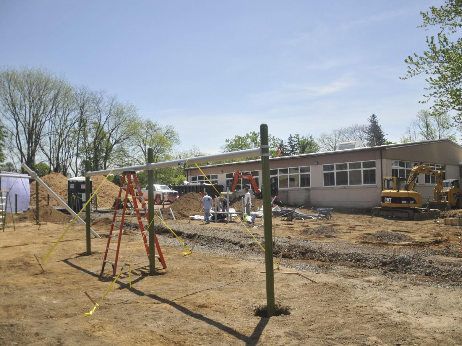 Gavras Center In Auburn Gets Help From Nucor Local Officials To Build New Playground Local News Auburnpub Com