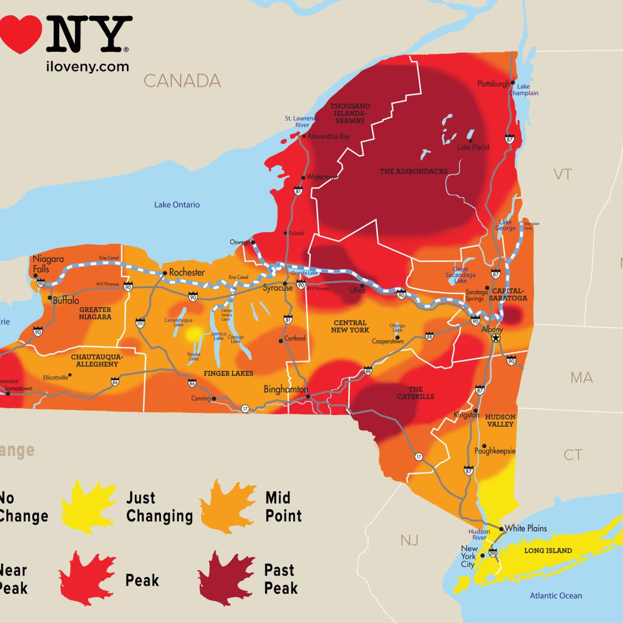 New York state fall foliage report for week of Oct. 17 | Local