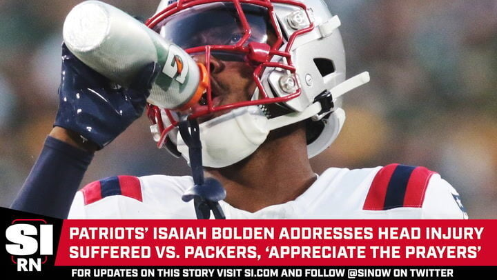 Patriots vs. Packers updates: Game ends early due to Bolden injury