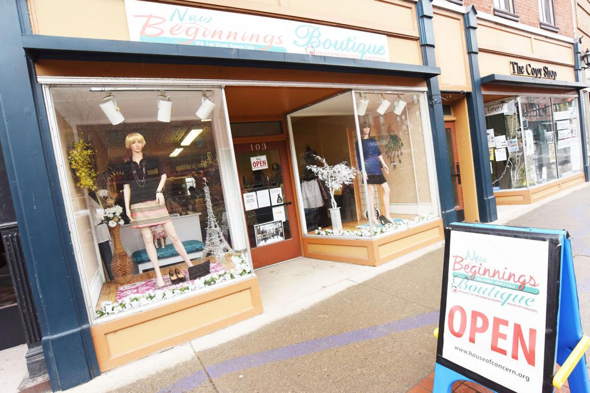 Fashion funds food pantry Seneca Falls boutique benefits House of