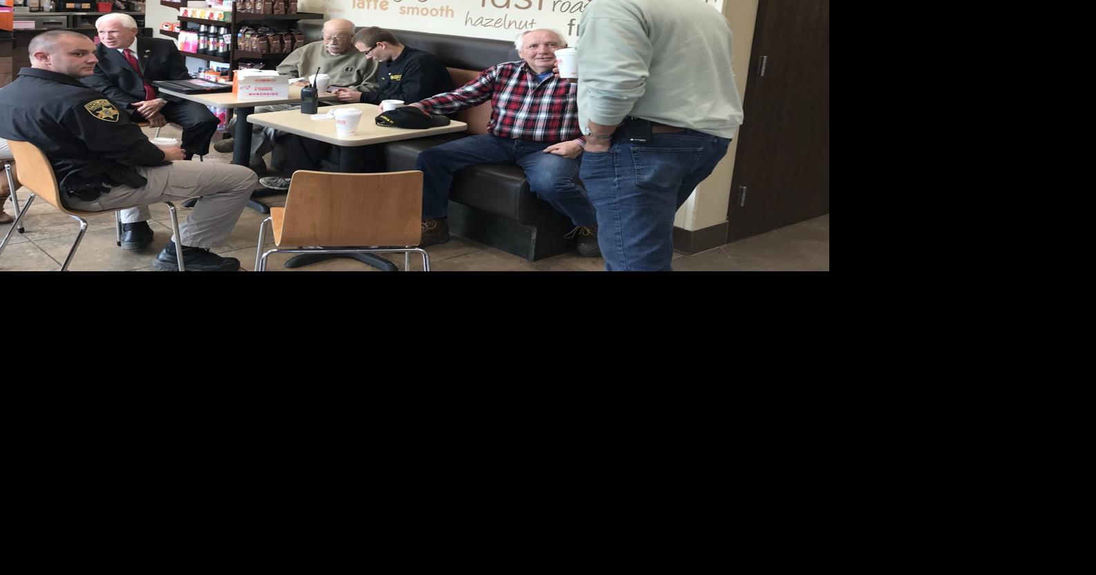 Cayuga County Sheriff's Office holds first coffee with a cop day in