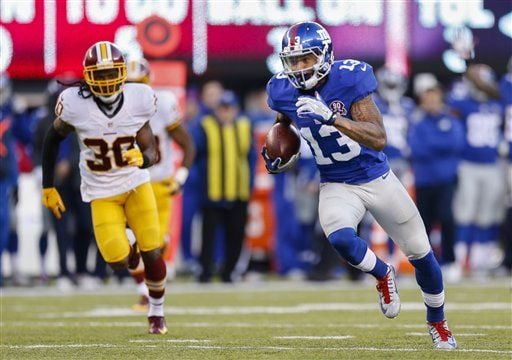 Odell Beckham Injury: Giants WR Ruled Out for Sunday's Game against Redskins