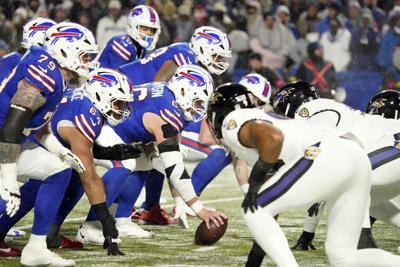 Bills Ravens NFL Playoff Football (copy)
